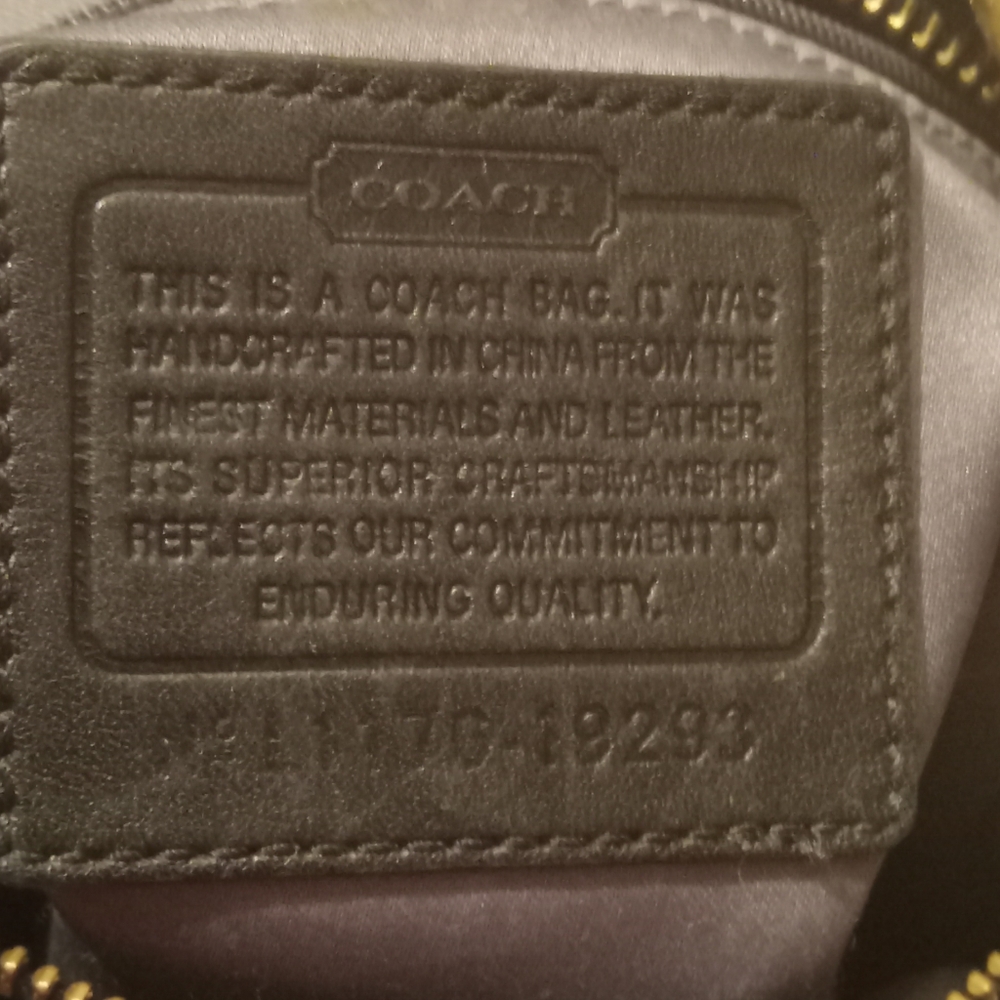Coach 2011 Multicolor Striped Beach Top Handle Mini Bag NWT - Picture 12 of 12